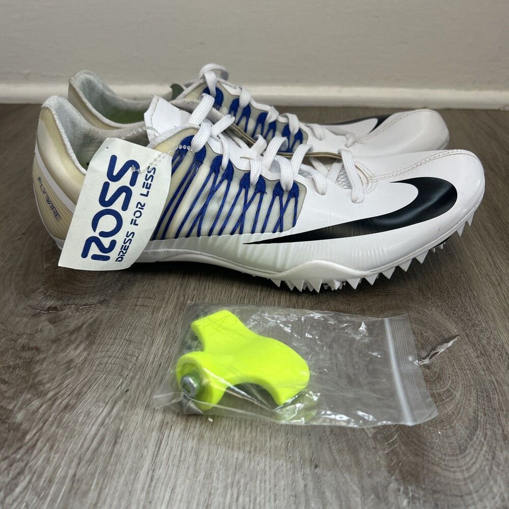 Nike Zoom Celar 5 Flywire Shoes Mens 9.5 Racer Blue Sprint Running Track Spikes